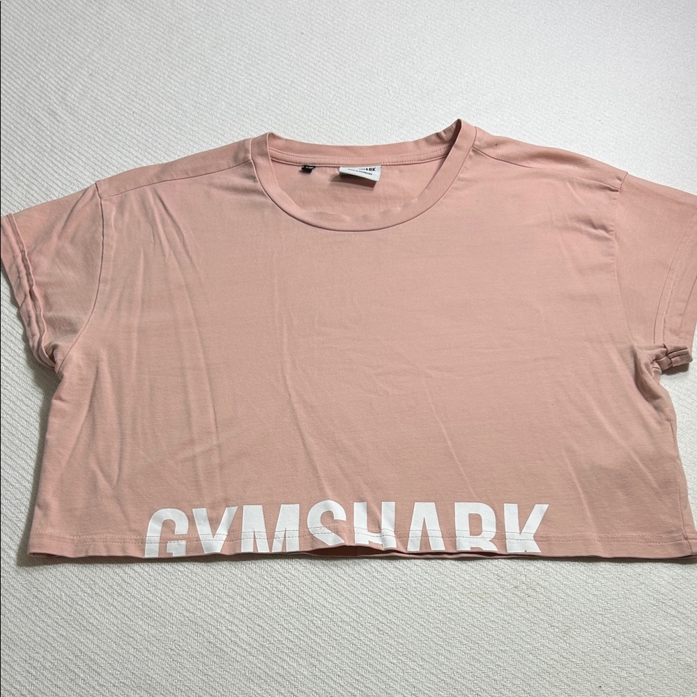 Gymshark Dusty Pink Cropped Crew Tee